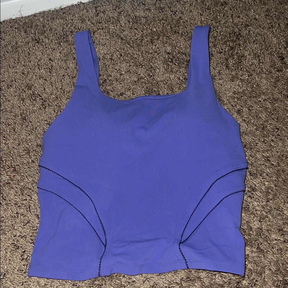 Lululemon Nulu and Mesh-Back Shelf-Bra Yoga Tank Top